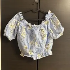 31 Sons de mode オフショル トップス 花柄 ブルーのサムネイル