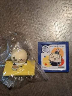 松屋 ちいかわコラボ うさぎ ラッコ スライドパズル フィギュアセット
