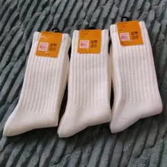 ユニクロ　ヒートテック ソックス メンズ 3足セット　サイズ25-27cm