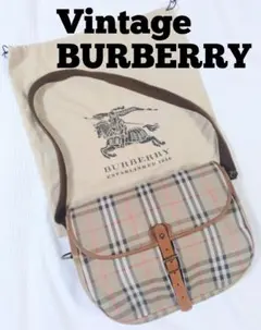 オールドバーバリーバーバリー メッセンジャー バッグ ノバチェック