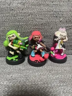 amiibo アミーボ スプラトゥーン 限定ライムグリーン ネオンピンク ヒメ
