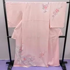 Y☆4409☆ 絽 付け下げ 正絹 夏着物 淡いピンク色 - メルカリ