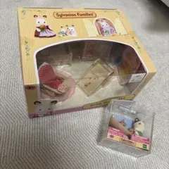 シルバニアファミリー　くじ　Baby Room Set チャコールネコ