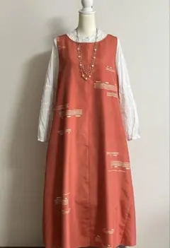 着物リメイクジャンパースカート