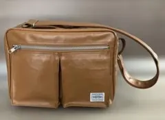 PORTER キャメル　ショルダーバッグ