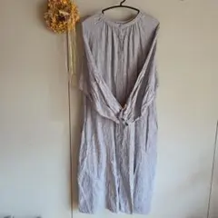 ★期間限定さらにお値下げ★サマンサモスモス　リネン前後着ワンピース