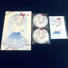 学園アイドルマスター　缶バッジ　ポストカード　フォトカード　リーリヤ