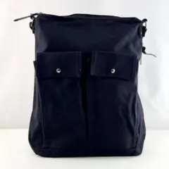 2WAY リュック トートバッグ リュックサック 大容量 A4収納 ブラック04