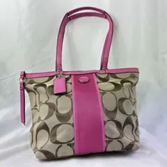 コーチ シグネチャー キャンバス トートバッグ