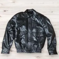 ラムレザージャケット　シープスキン　 A-2レザーフライトジャケット 短丈