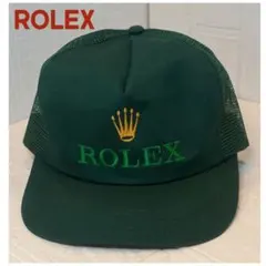 美品 ROLEX ノベルティ コーデュロイ キャップ グリーン xpv - メルカリ