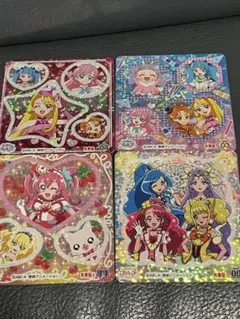 丸美屋プリキュアふりかけ おまけシール4枚セット