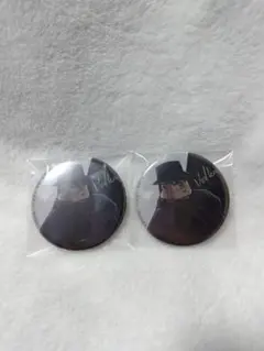 名探偵コナン　缶バッジ　ブラッククロージング　トムス　ウォッカ　黒鉄の魚影