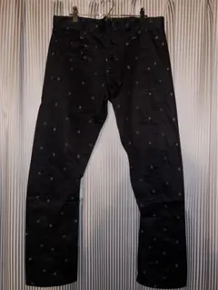 00s PPFM skull cross banana design pants