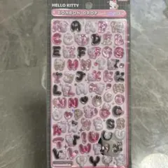正規品　ボンボンドロップシールHELLO KITTY アルファベットシール