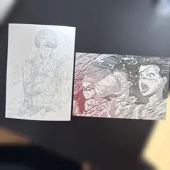進撃の巨人 アートイラスト 2枚セット