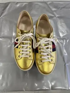 GUCCI グッチ グリッター スニーカー 36.5 (23.5cm) 付属品有 - メルカリ