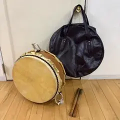 和太鼓 長胴太鼓 宮太鼓 レトロ アンティーク 和楽器 おまけ付 - 일본