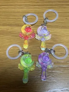 魔法のステッキ風 めじるしチャーム 4種セット