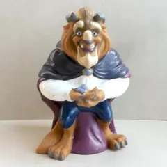 ディズニー ヴィンテージ 美女と野獣 ビースト ソフビ 貯金箱