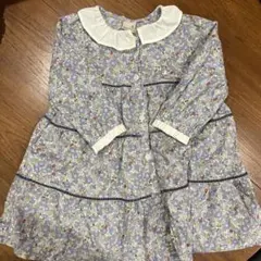 petit main 花柄ワンピース 90 2枚