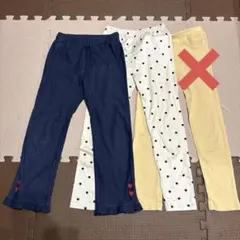 【りん様専用】左から2点のセット　120サイズ　女の子　まとめ売り　ボトムス３点