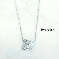 ❅美品　Swarovski　スワンネックレス