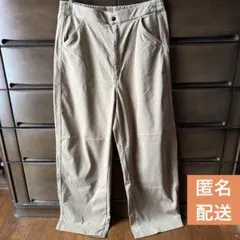 UNIQLO U ワイドフィットカーブツイルジャージーパンツ オリーブ