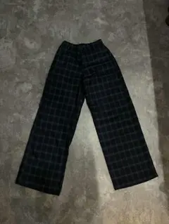 yolo チェック柄パンツスラックス