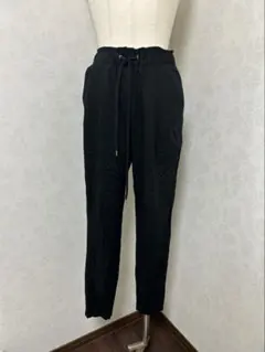 黒 ワイドパンツ