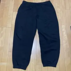 ヘビーウェイトスウェットワイドイージーパンツ　　ブラック