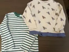 子供服　キッズ　長袖Tシャツ　ロンT プティマイン　セット売り　110cm