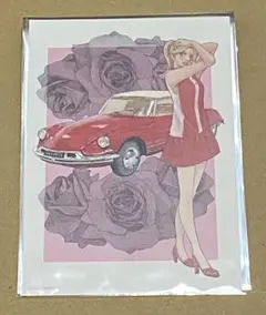 冬目ケイ原画展 「another K」ランダムポストカード　旧車GIRLS ③