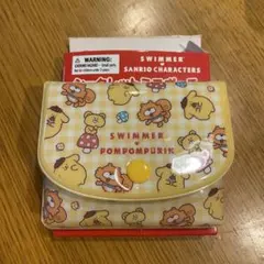 ポムポムプリン　サンリオ　swimmer ポーチ　シークレットミニポーチ