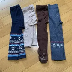 タイツ　レギンス　４点セット　まとめ売り　80 85 90