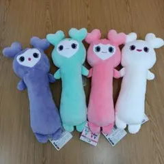 ① タグ付き TWICE LOVELYS のびふにゃBIGぬいぐるみ 4種セット
