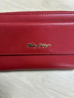 Tommy Hilfiger レッド 長財布