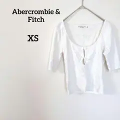 Abercrombie & Fitch 【XS】 リブカットソー 白 ホワイトのサムネイル