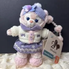 香港ディズニー　クリスマス　リーナベル　ぬいぐるみチャーム２０周年 キーチェーン