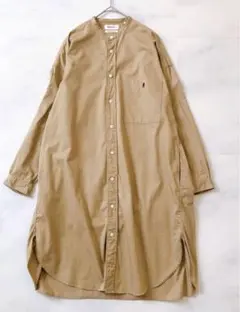 す*ず様 【新春特価】ジムフレックス　コットンシャツワンピース　バンドカラー