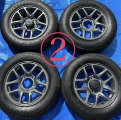 (セット売り)ジムニーjb64純正ホイール　1/4 ジムニー JB64 YOKOHAMA ヨコハマ ジオランダー A/T4 G018 185