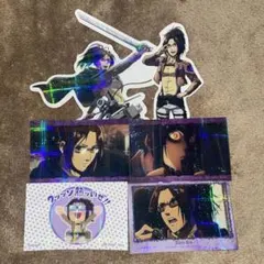 進撃の巨人 一番くじ ステッカー ハンジ 6枚 ③