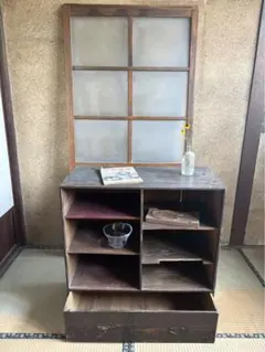 時代 茶棚 茶箪笥 けやき 唐木 古道具 送料込み260425 - メルカリ