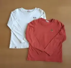 ミキハウス 長袖カットソー 2枚セット