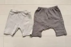 70〜80cm ハーフレギンスパンツ 2点セット