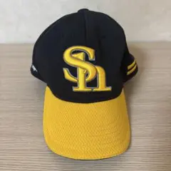 福岡ソフトバンクホークス サイン入りキャップ 帽子 川崎宗則 小久保
