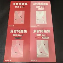 予習シリーズ 演習問題集 国語 6年上下セット