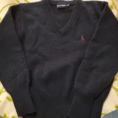 Ralph Lauren Vネックセーター 110ネイビー
