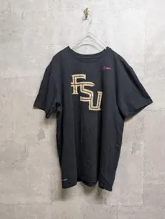 NIKE FSU フロリダ州立大学 ロゴTシャツ M 黒 DRI-FITカレッジ