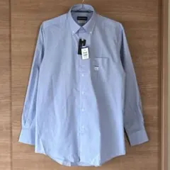 新品URBAN SETTERスーパーイージーアイロンストレッチシャツ ブルー L